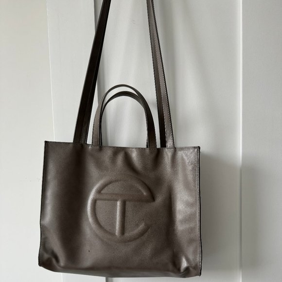 Telfar Medium Shopping Bag - Grey - Picture 1 of 5